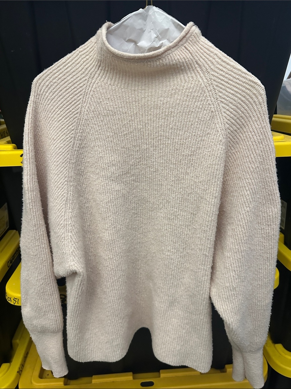 Express Cream Turtleneck Sweater
